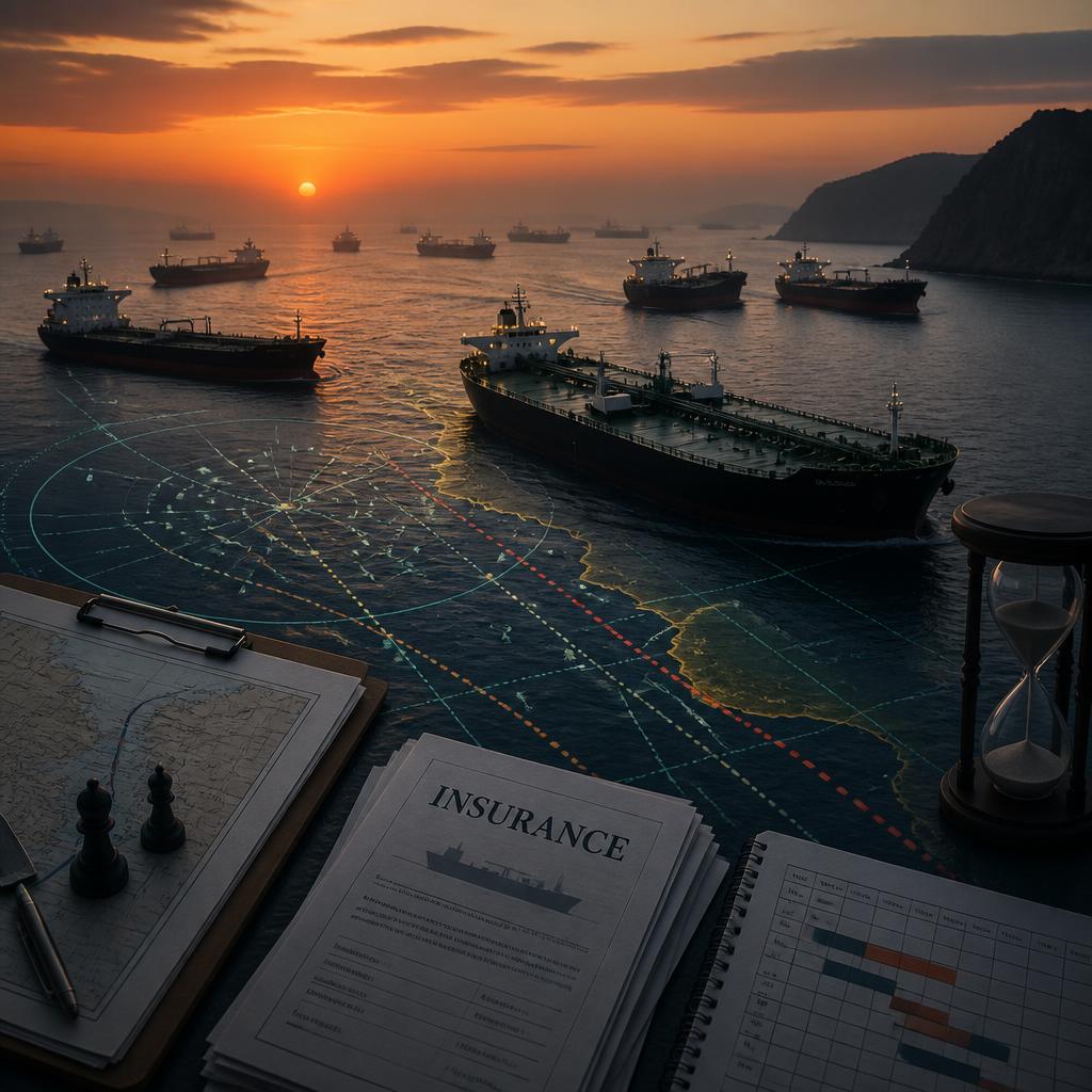 Oil tankers wait near Hormuz while paperwork and logistics slow the return of supply.