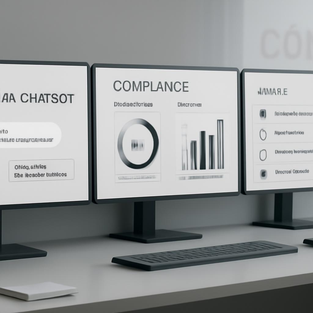A polished monitoring dashboard suggesting an AI company handling security alerts and compliance workflows.