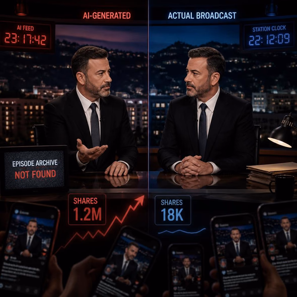 Editorial illustration for “Was That Jimmy Kimmel Clip Ever Broadcast?,” based on the article’s subject.