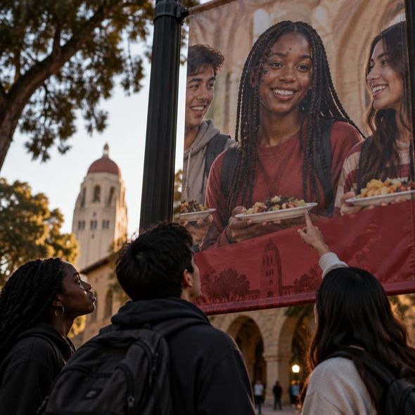 Editorial illustration for “Stanford Printed a Student Who Never Enrolled,” based on the article’s subject.