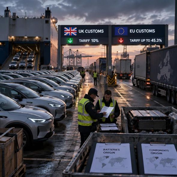 Editorial illustration for “Britain Cannot Have Two Car Markets,” based on the article’s subject.