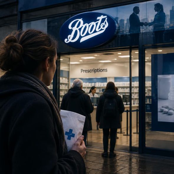 Editorial illustration for “Boots Customers Did Not Buy the £7 Billion Deal,” based on the article’s subject.